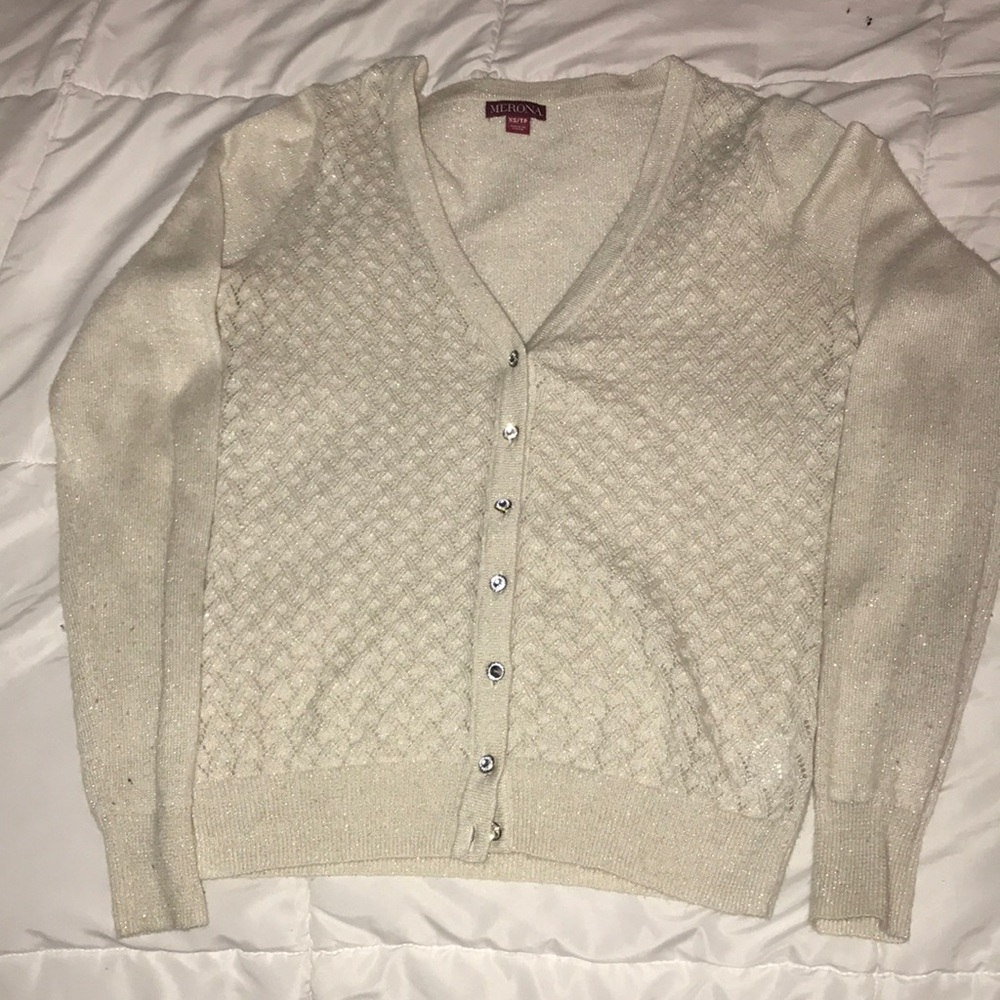 Cream cardigan